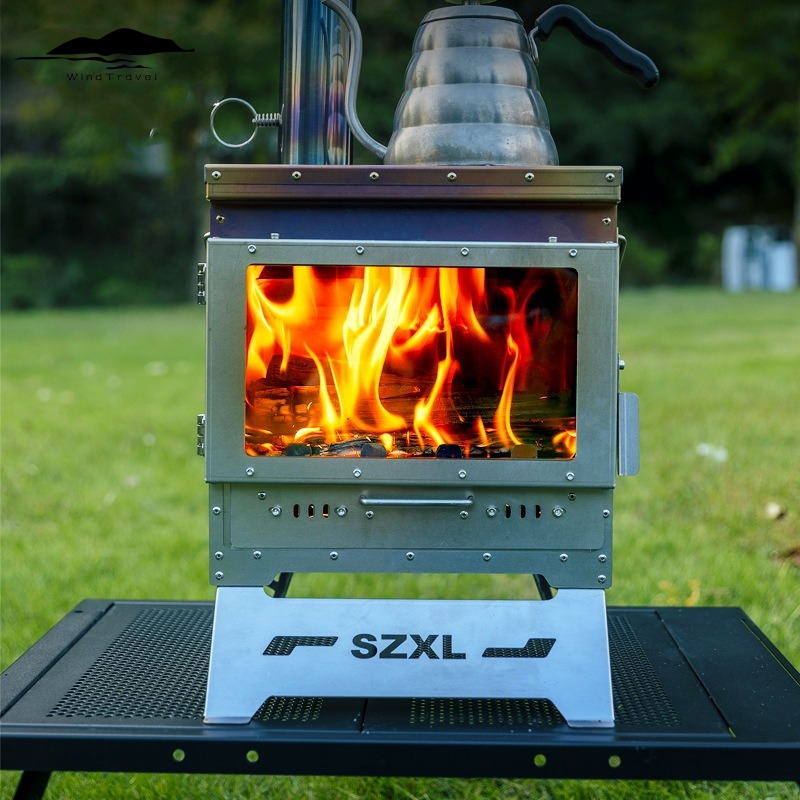 Outdoor Camping Fireplace - Poêle à bois, foyer à bois,