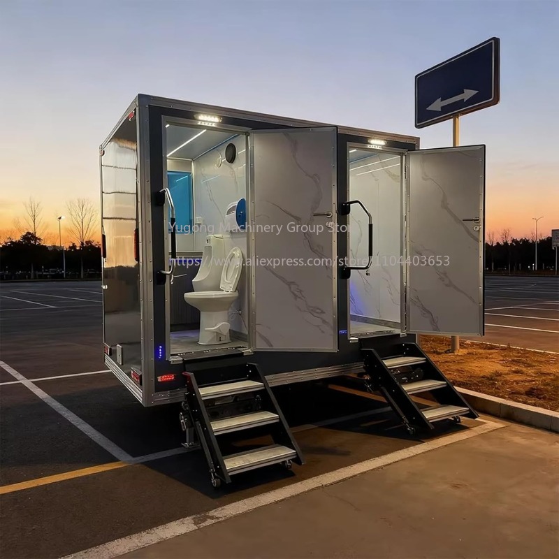 Portable Camp Toilet - Remorque de toilettes portable de luxe,
