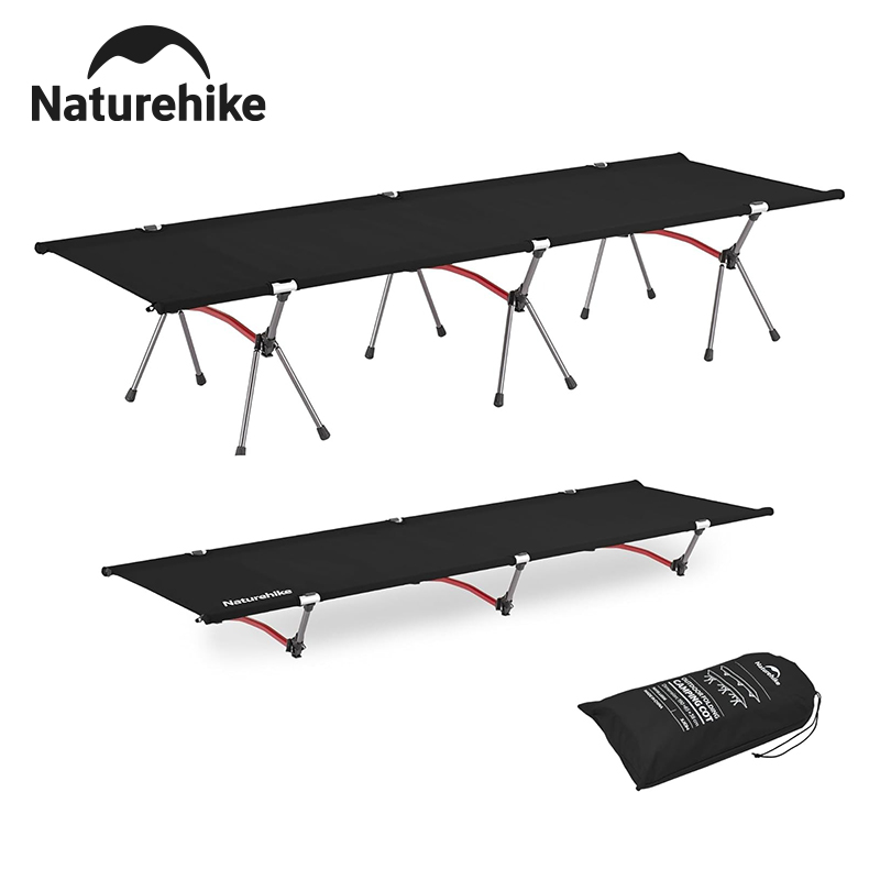 Outdoor Camping Cot - Lit de camping pliable Naturehike, hauteur