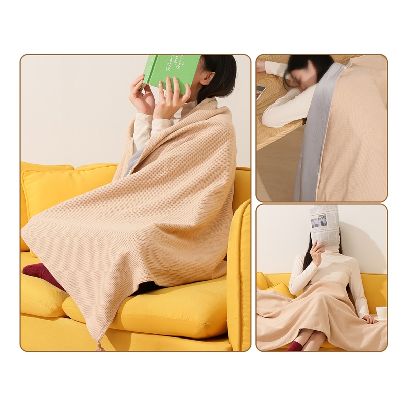 Outdoor Camping Heated Blanket - Couverture électrique alimentée par USB, châle