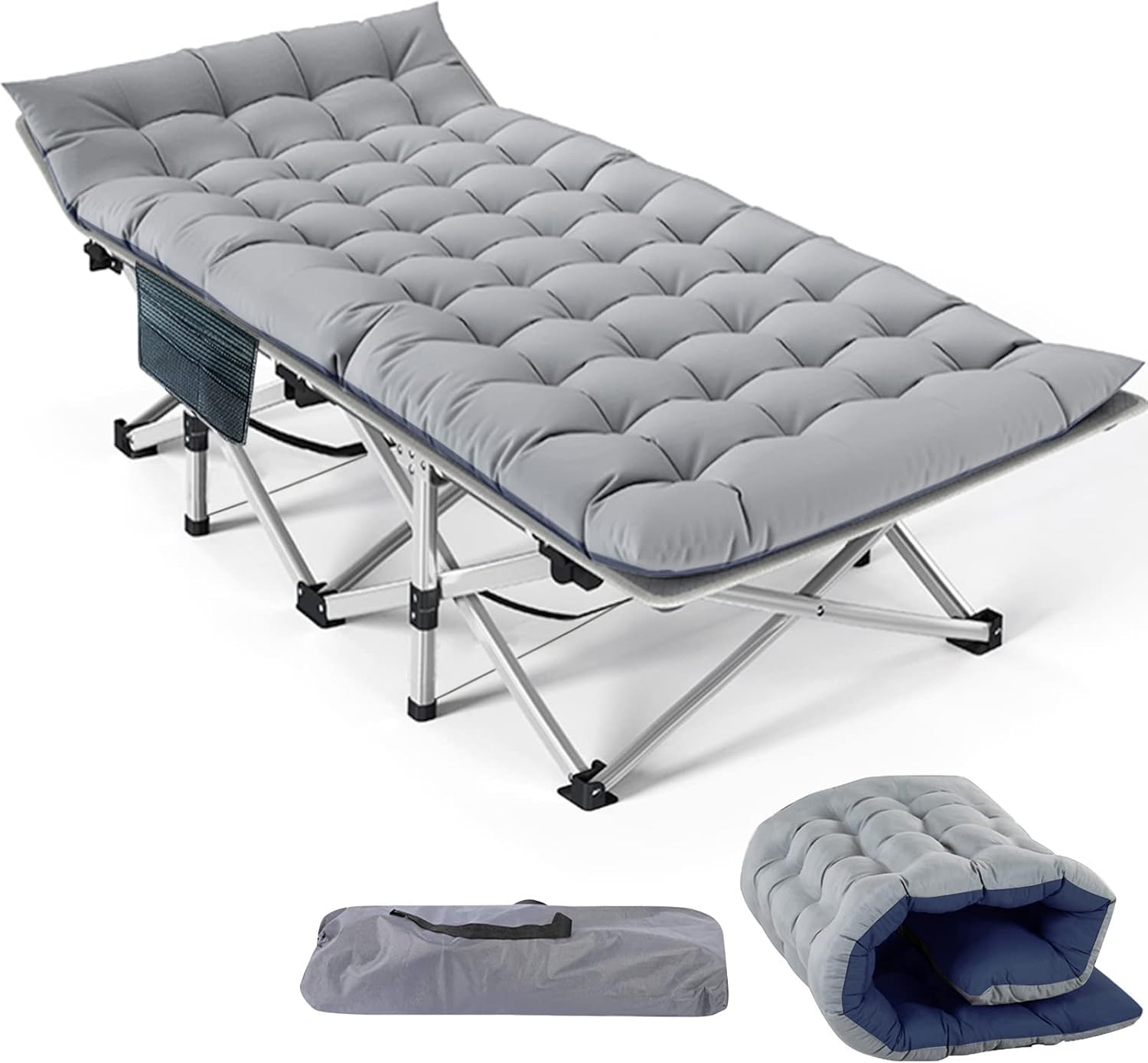Outdoor Camping Cot - Lit de camping pliable pour adultes