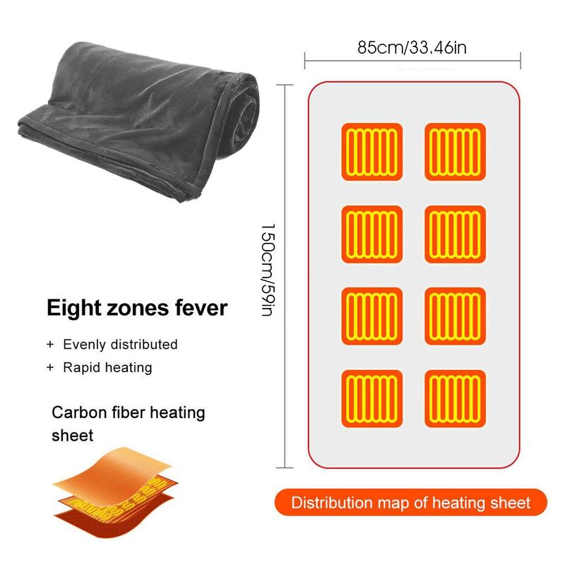 Outdoor Camping Heated Blanket - Châle chauffant électrique pour camping en