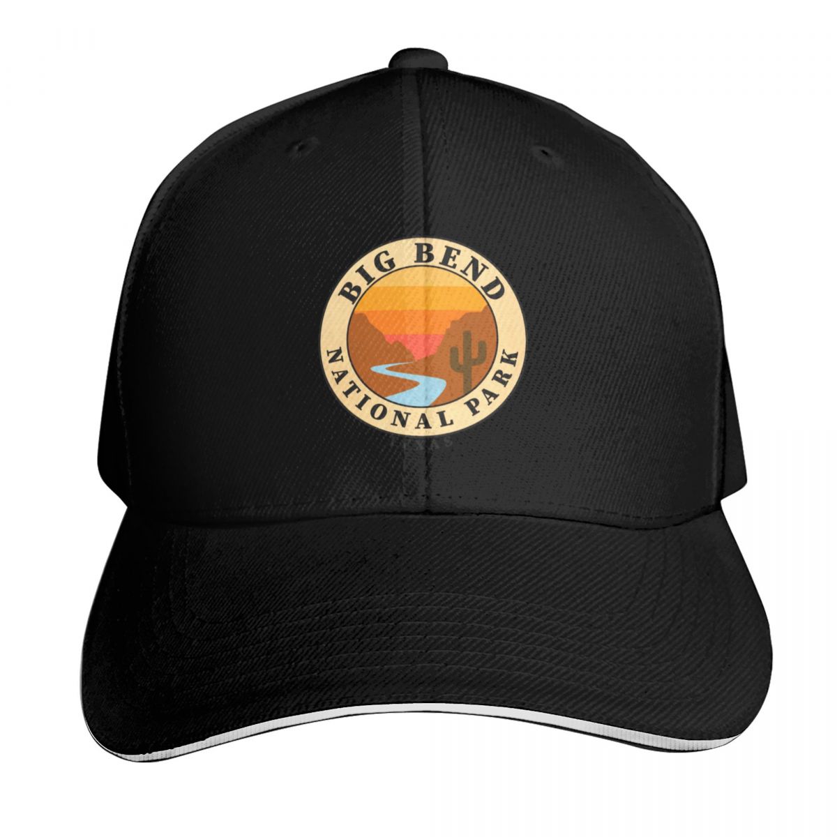 Outdoor Camping In Texas - Casquette de baseball vintage rétro du