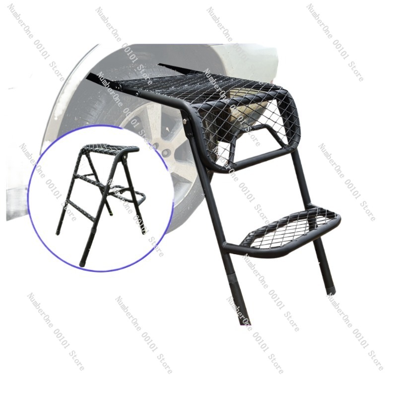 Outdoor Camping Folding Table - Combinaison d'échelle et de Table pliantes