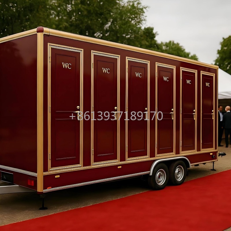 Portable Camp Toilet - Remorque mobile toilettes et douches pour