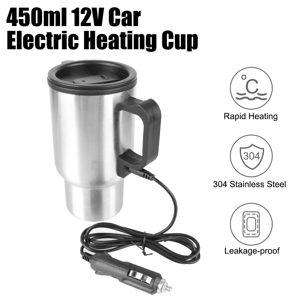 Outdoor Camping Kettle - Bouilloire de voiture chauffante électrique, tasse