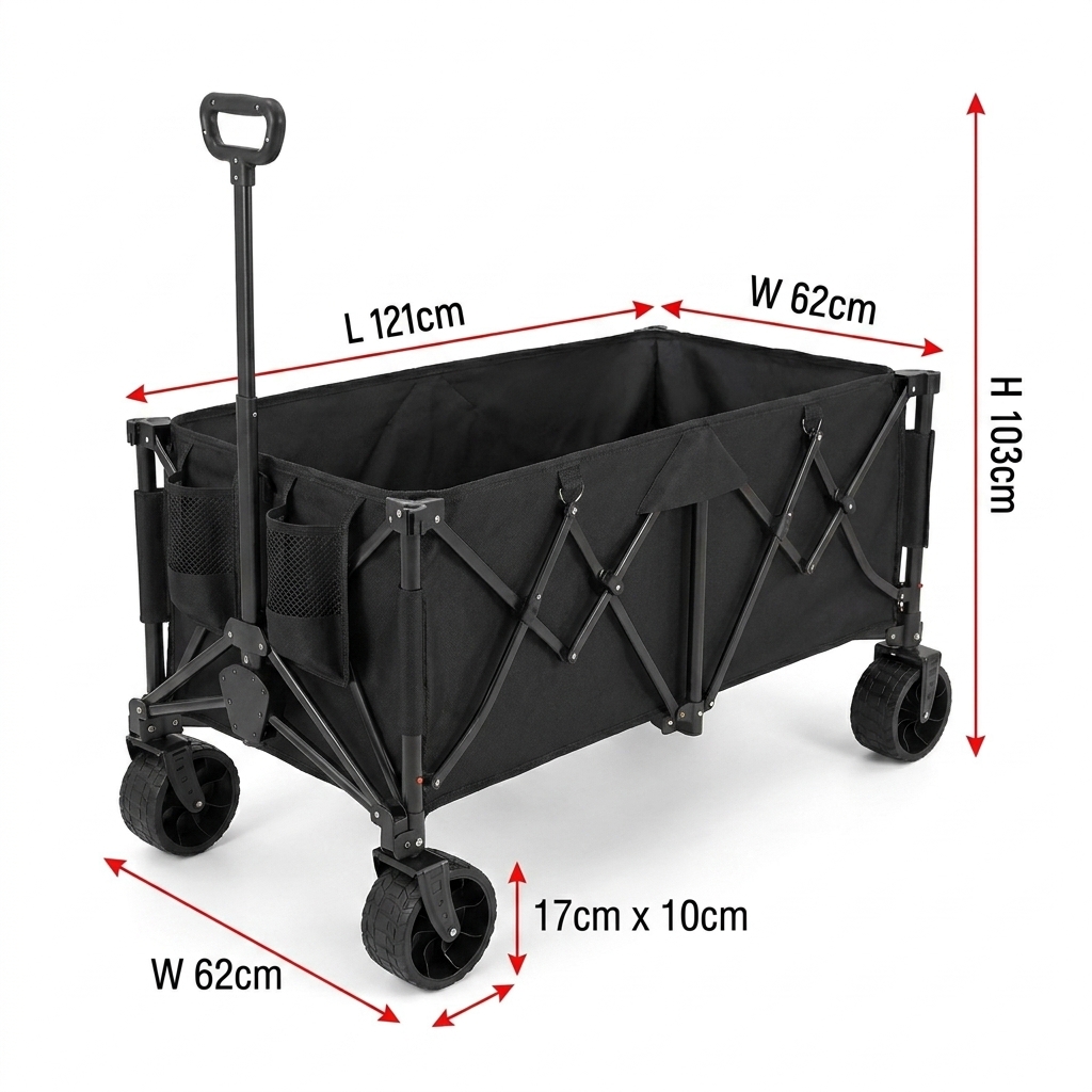 Outdoor Camping Folding Table - Chariot pliant robuste personnalisé avec une
