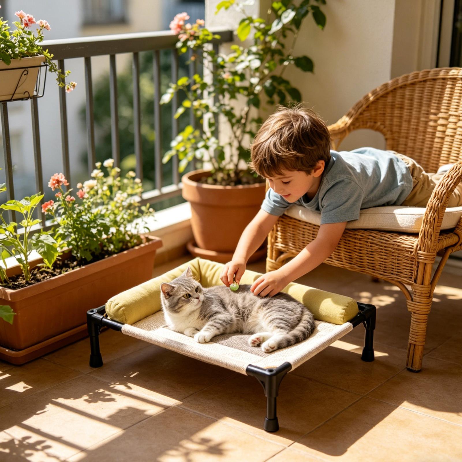 Outdoor Camping Dog Bed - Lit d'extérieur pour chien et chat,