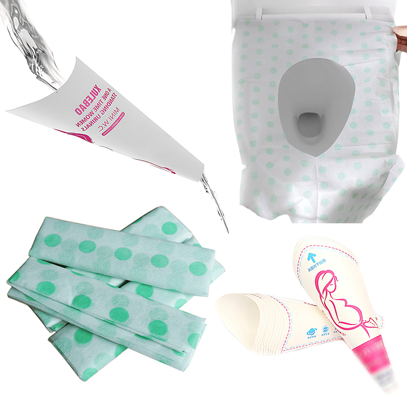 Portable Camp Toilet - Entonnoir urinaire jetable en papier à