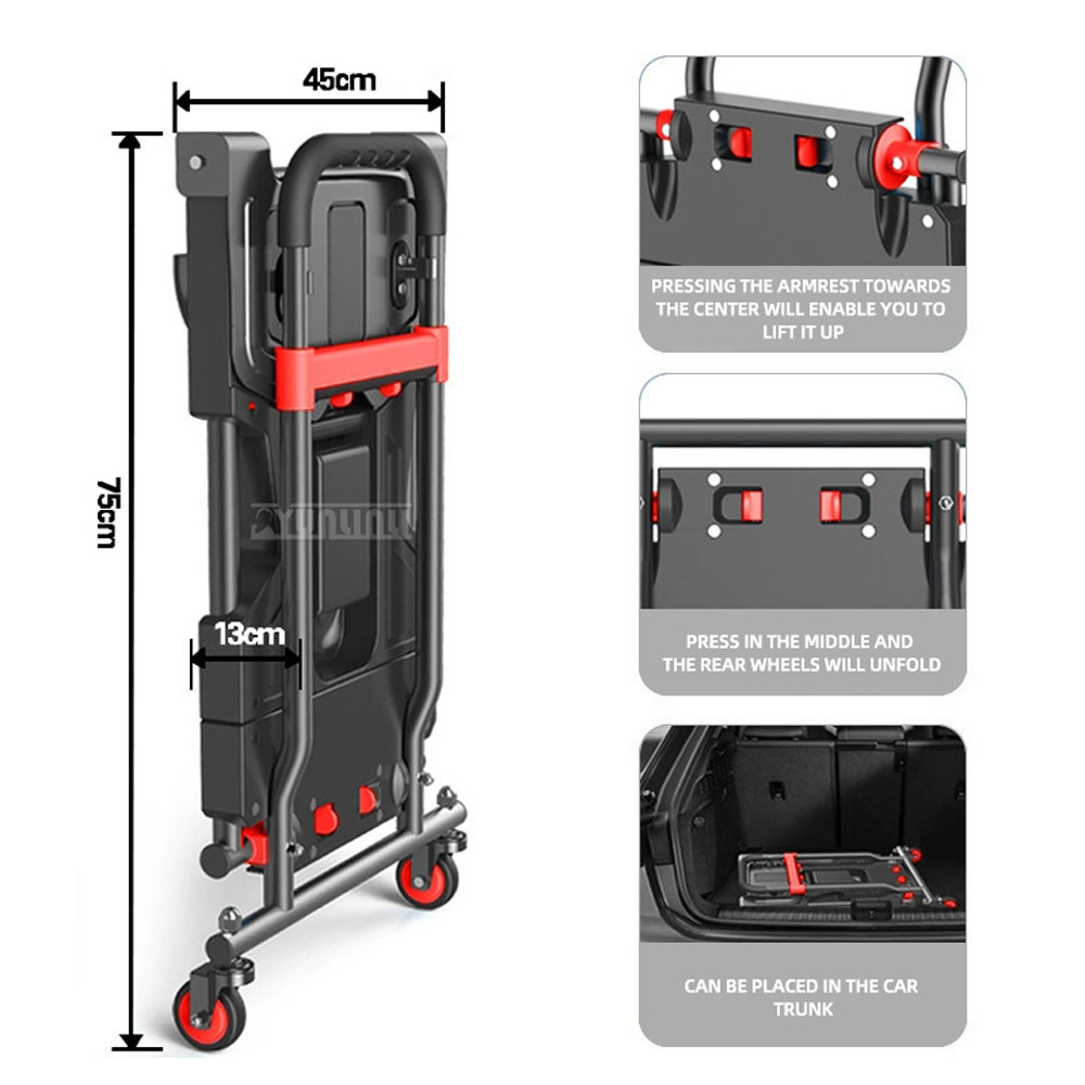 Chariot pliable multifonctionn - Outdoor Camping Shop avis et prix