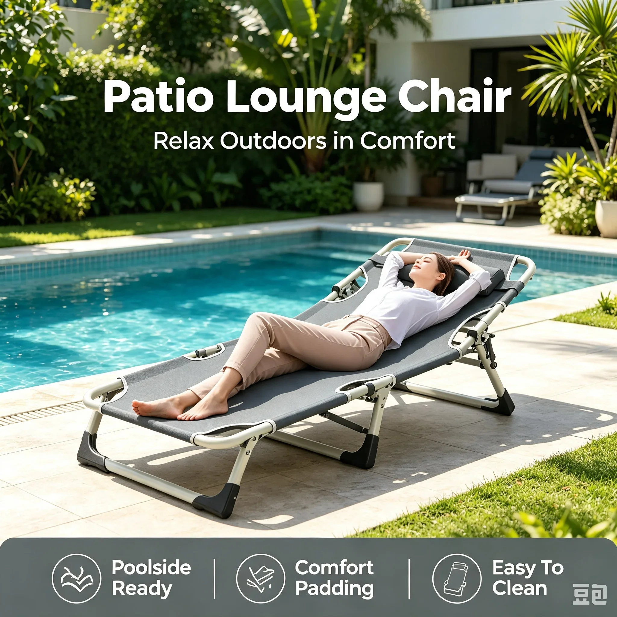 Chaise longue pliante double u - Outdoor Camping Cot avis et prix