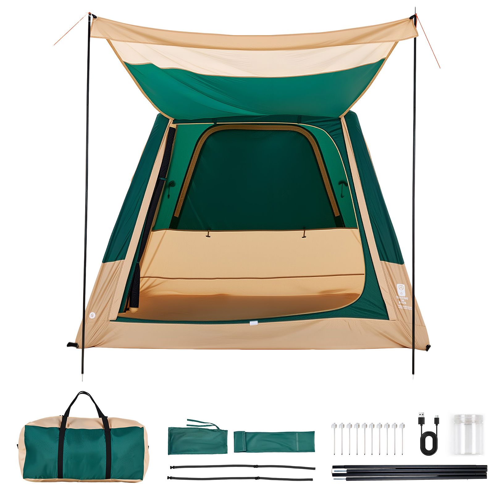 Tente de camping, tente cabane - Outdoor Camping On Youtube avis et prix