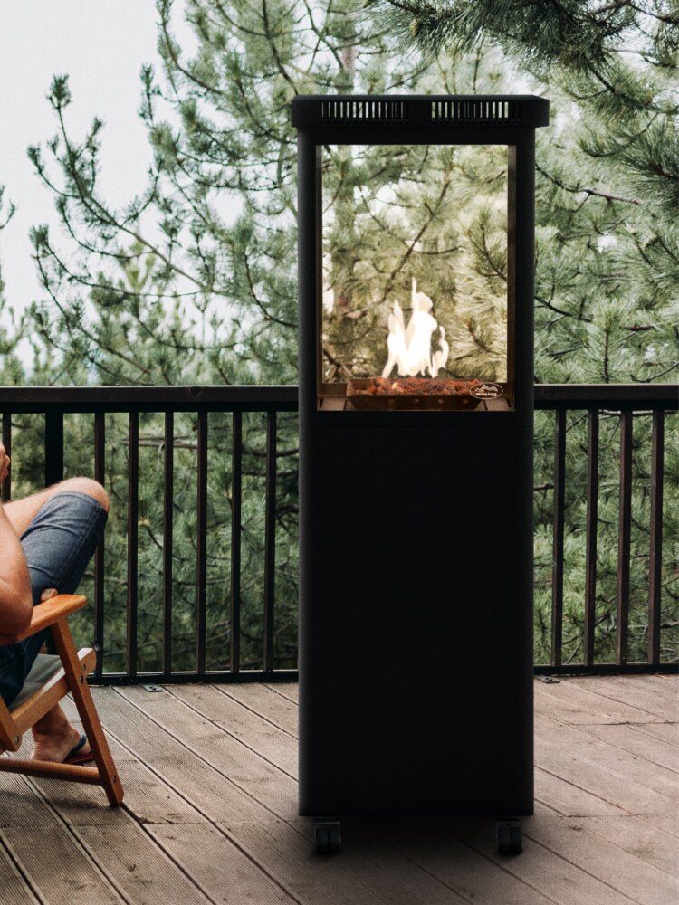Cheminée extérieure à gaz pour - Outdoor Camping Fireplace avis et prix