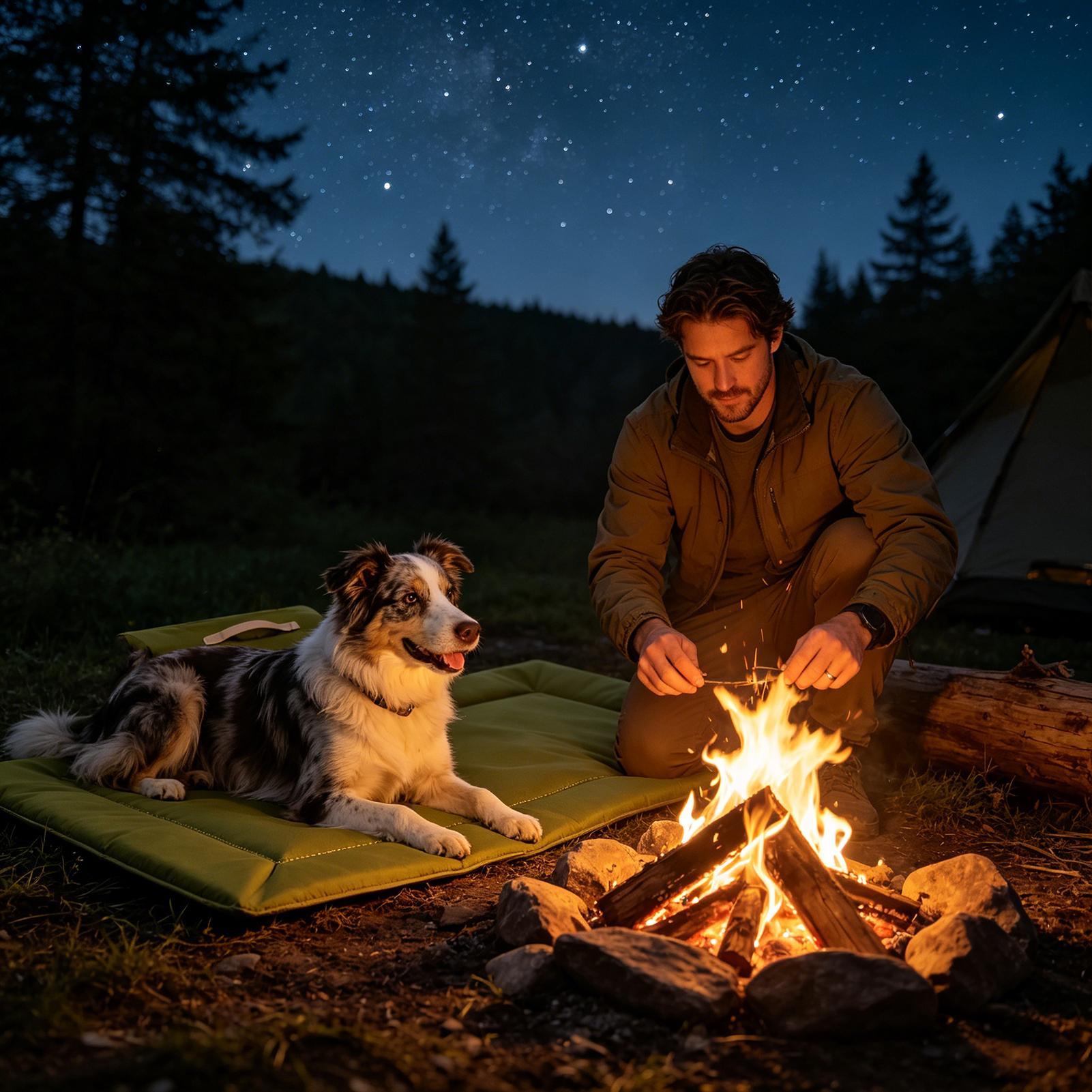 Coussin de voyage pliable et l - Outdoor Camping Dog Bed avis et prix