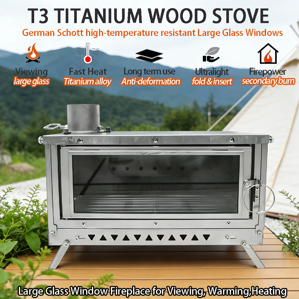Réchaud de tente en titane DAN - Outdoor Camping Fireplace avis et prix