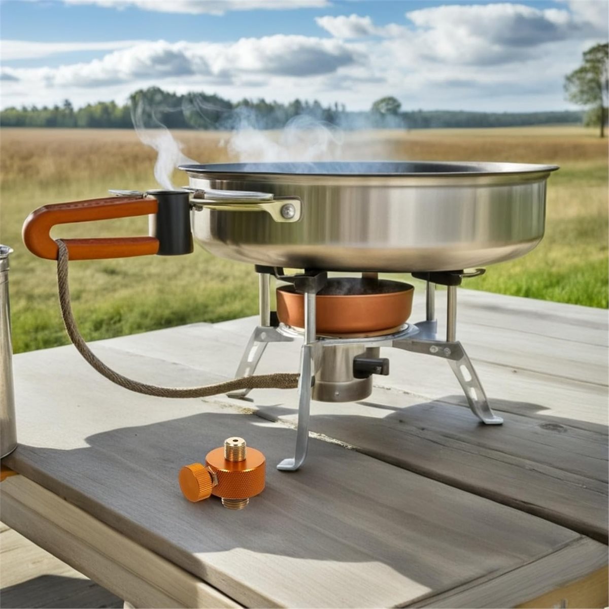 Adaptateur de réchaud à gaz po - Outdoor Und Camping avis et prix