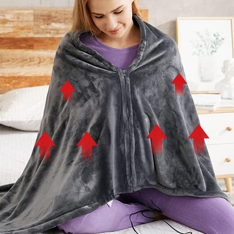 Châle chauffant électrique pou - Outdoor Camping Heated Blanket avis et prix