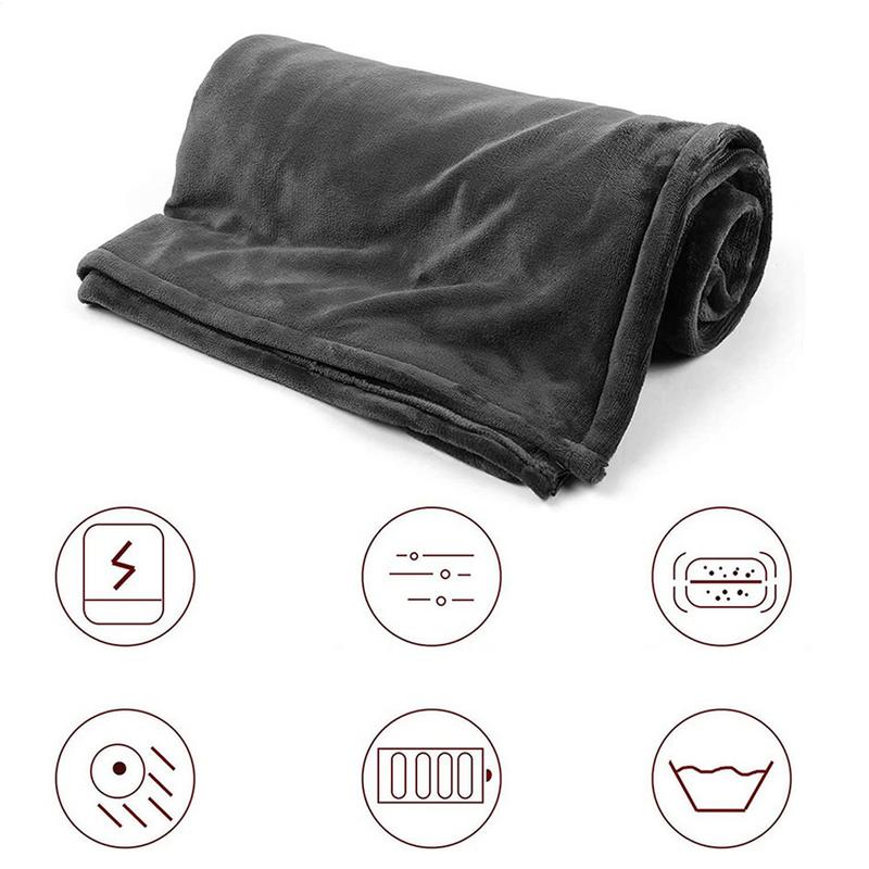 Châle chauffant électrique pou - Outdoor Camping Heated Blanket avis et prix