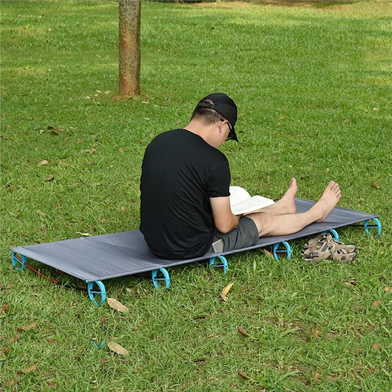 Lit de camping portable A69P p - Outdoor Camping Cot avis et prix