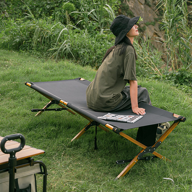 Lit pliant portable grand form - Outdoor Camping Cot avis et prix