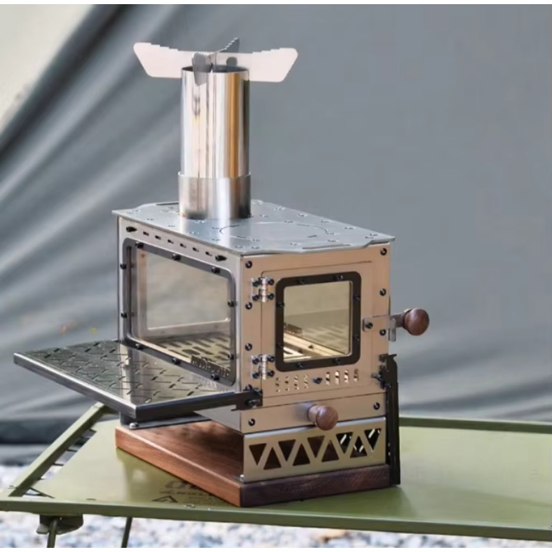 Mini poêle à bois Portable en  - Outdoor Camping Fireplace avis et prix