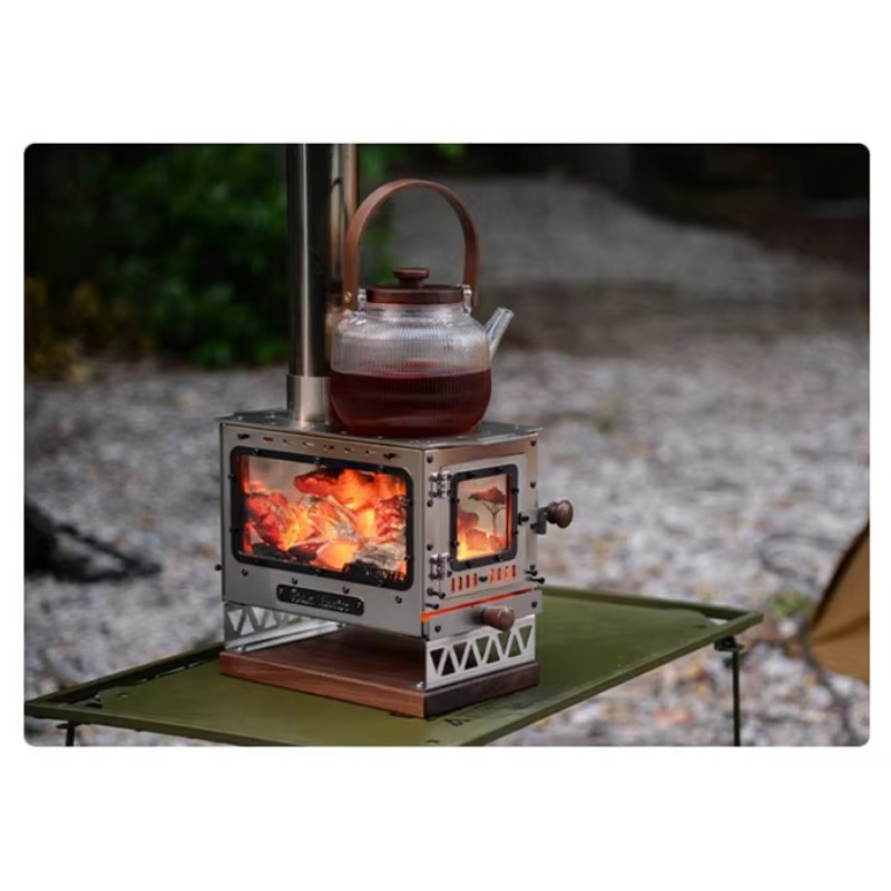 Mini poêle à bois Portable en  - Outdoor Camping Fireplace avis et prix