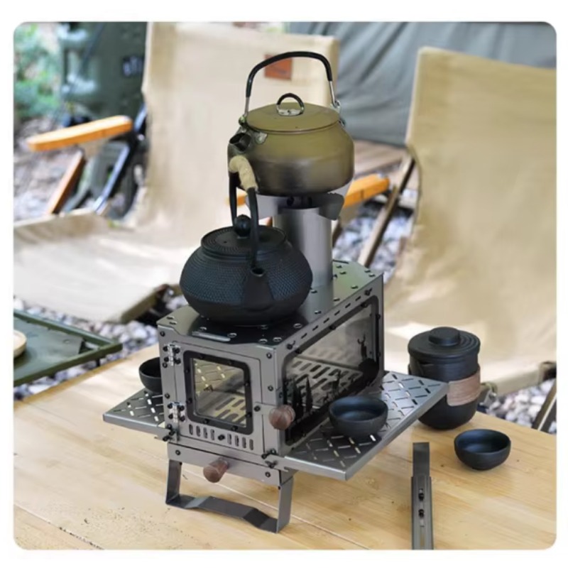 Mini poêle à bois Portable en  - Outdoor Camping Fireplace avis et prix