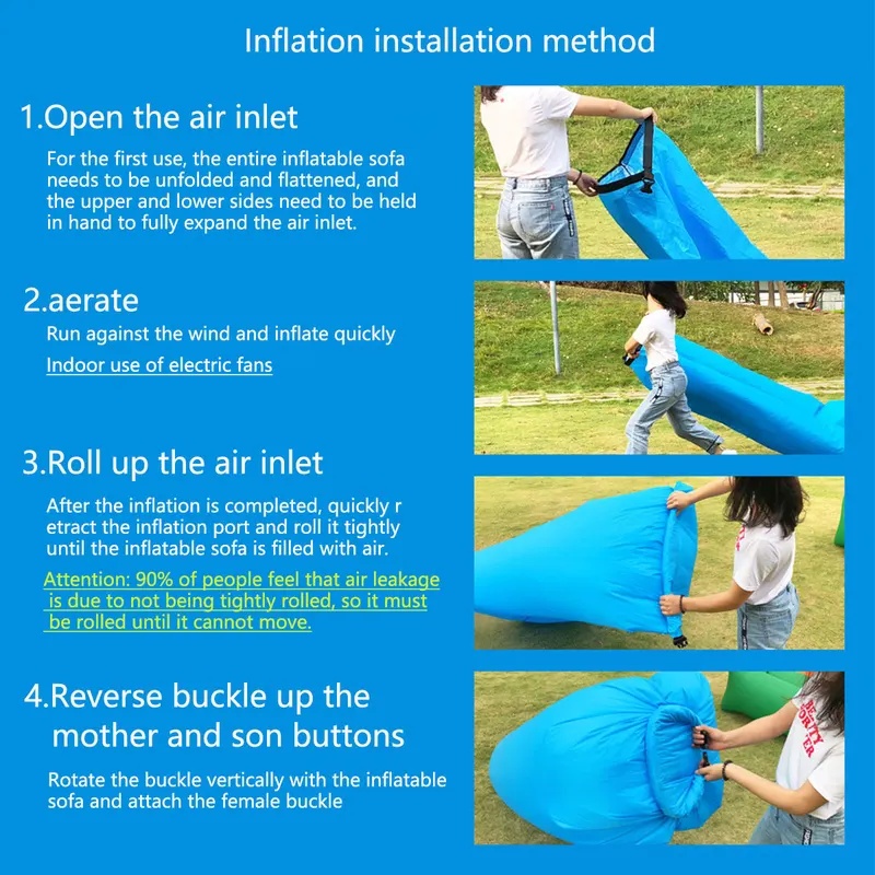 Canapé gonflable portable lége - Outdoor Camping Couch avis et prix