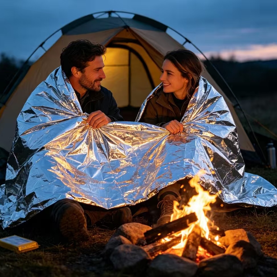 Couverture thermique d'urgence - Outdoor Camping Heated Blanket avis et prix