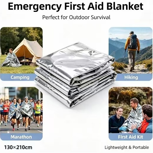 Couverture thermique d'urgence - Outdoor Camping Heated Blanket avis et prix
