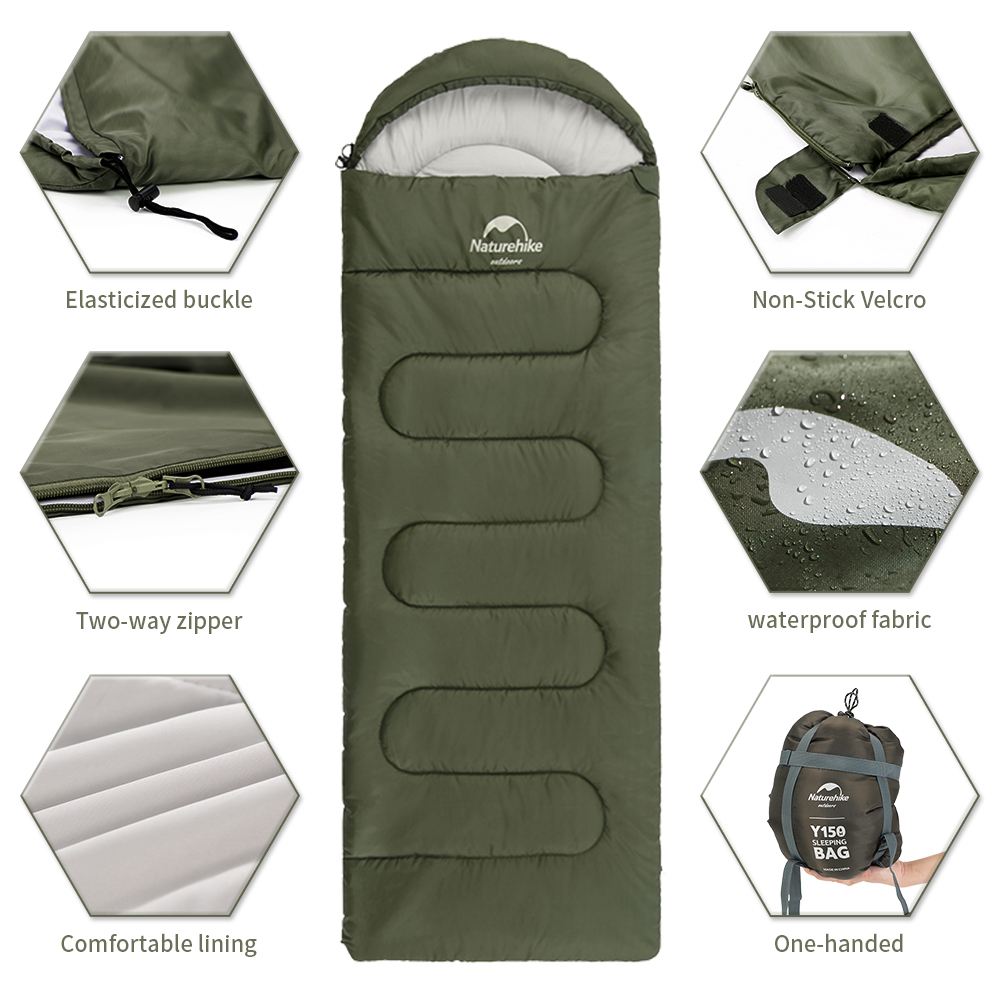 Naturehike Y150 sacs de coucha - Ultralight Sleeping Bag avis et prix