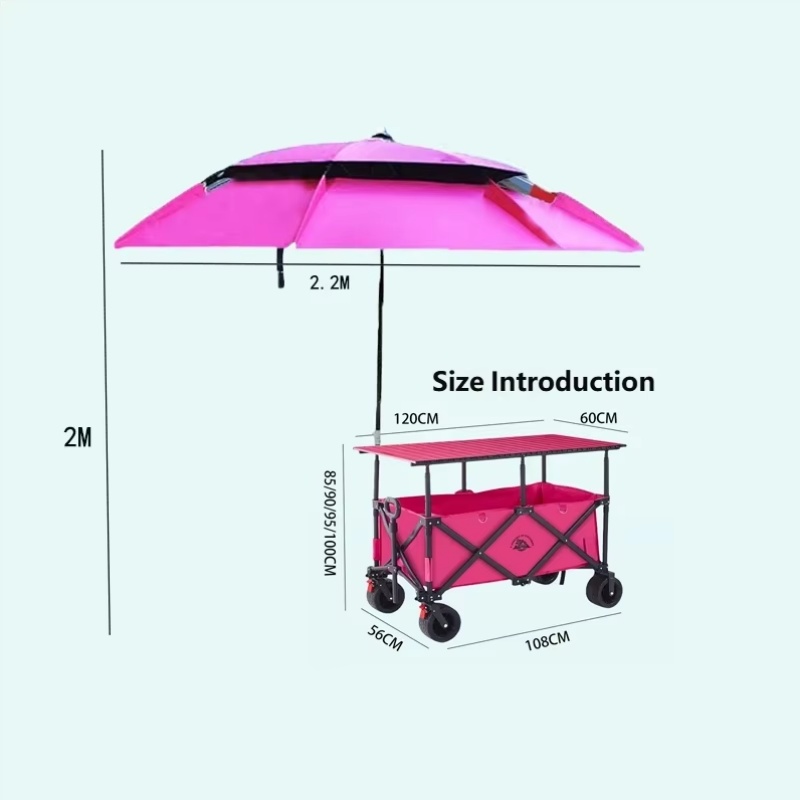 Chariot pliant robuste de 420  - Outdoor Camping Folding Table avis et prix